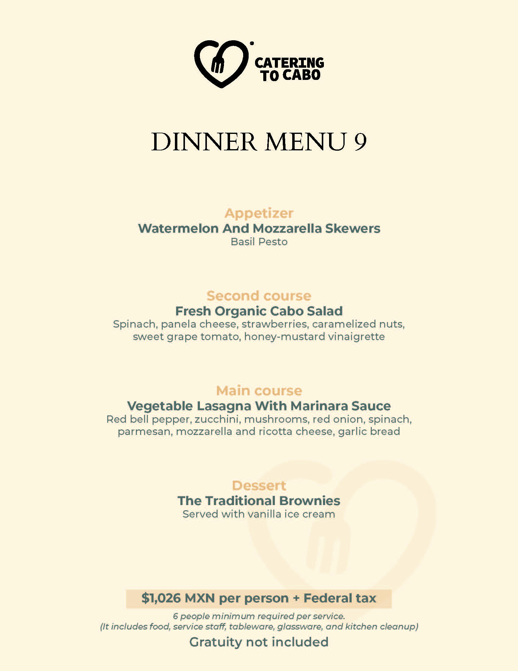 Catering to Cabo - Dinner 2025 página 9